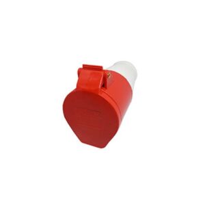 INDUSTRIAL SOCKET 16A (3P+E) RED IP44 DV