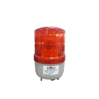 WARNING LIGHT LED 4" ROTARY MULTIVOLTAGE RED DV