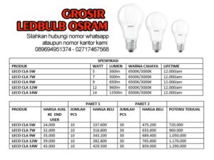 grosir lampu osram