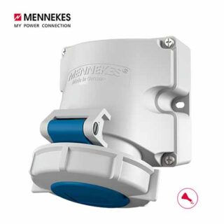 Wall mounted receptacle with TwinCONTACT 9105 Mennekes