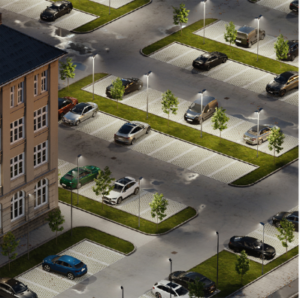 STREETLIGHT LEDVANCE parking area