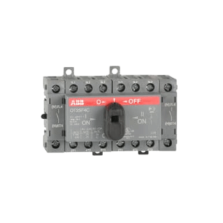 TRANSFER SWITCH MANUAL COS OT25F4C CHANGE-OVER SWITCH ABB