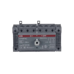 TRANSFER SWITCH MANUAL COS OT63F4C CHANGE-OVER SWITCH ABB