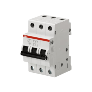 MCB 3P 4A 4.5kA SH203L-C4 ABB