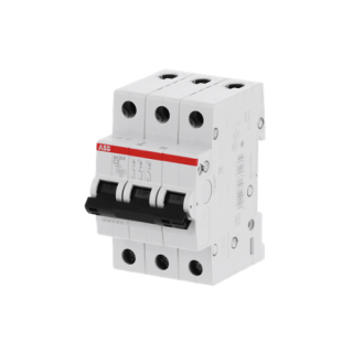 MCB 3P 2A 6kA SH203-C2 ABB